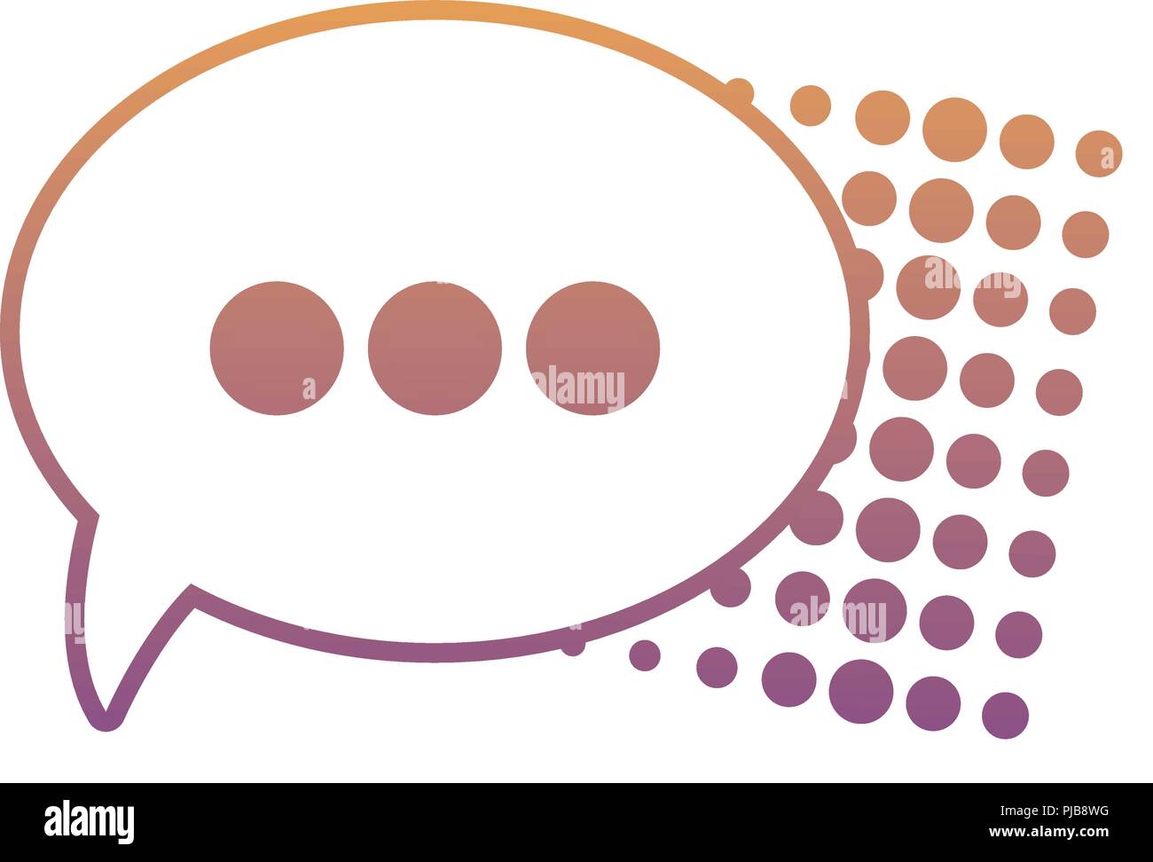 retro speech bubble icon over white background, vector illustration ...
