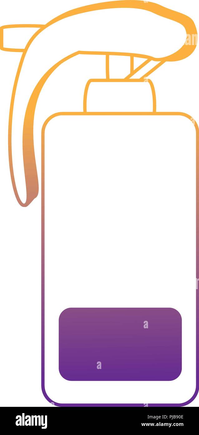 spray bottle icon over white background, vector illustration Stock ...