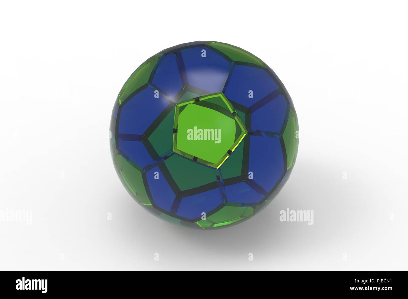 3D render of soccer ball Isolated on a white background Stock Photo - Alamy