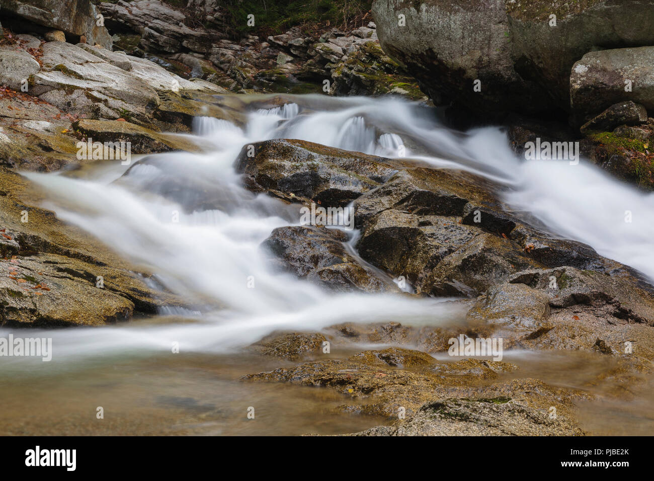 Norway Rapids on Avalanche Brook in Waterville Valley, New Hampshire