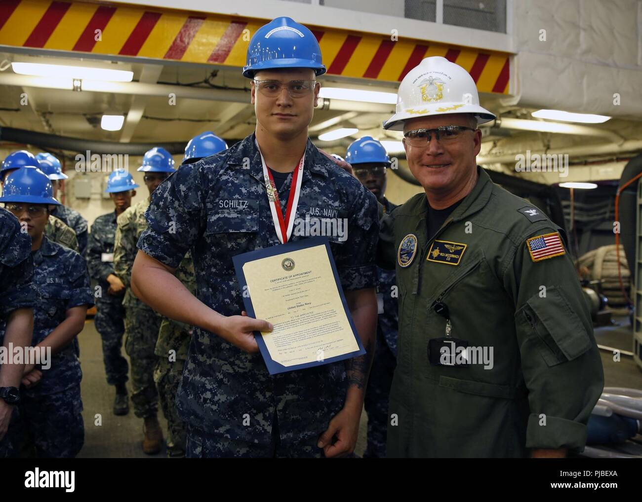 NORFOLK, Va. (July 9, 2018) Boatswain's Mate 3rd Class Justin Z