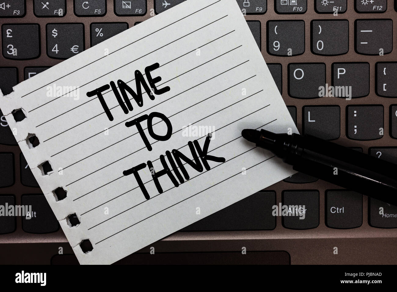 Think Monment Text sign showing Time To Think. Conceptual photo Reconsider some ...