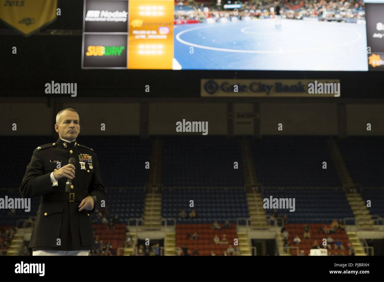 Col. David Fallon, commanding officer of 9th MCD, compares Marines and ...