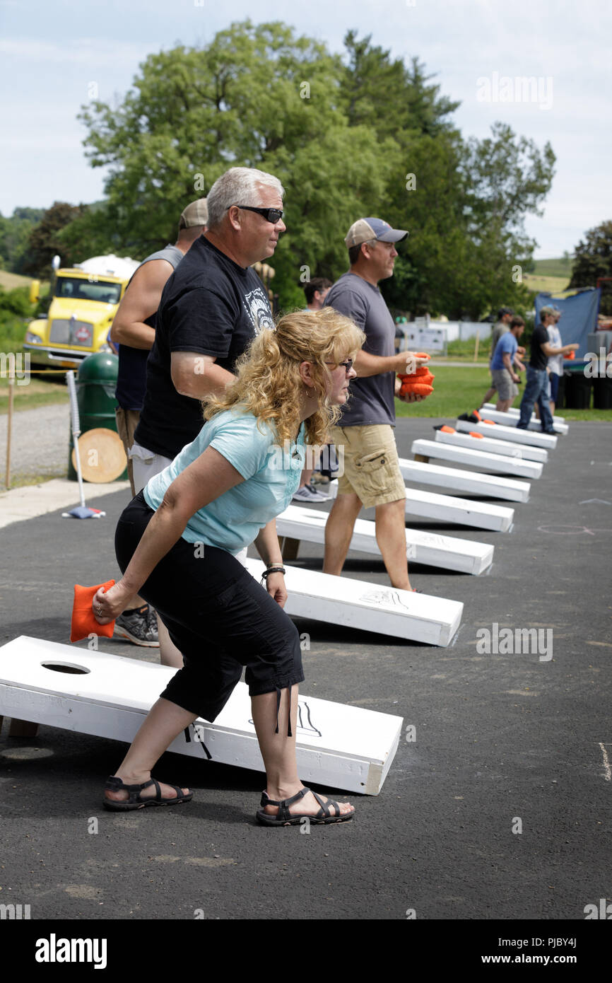 Cornhole hires stock photography and images Alamy