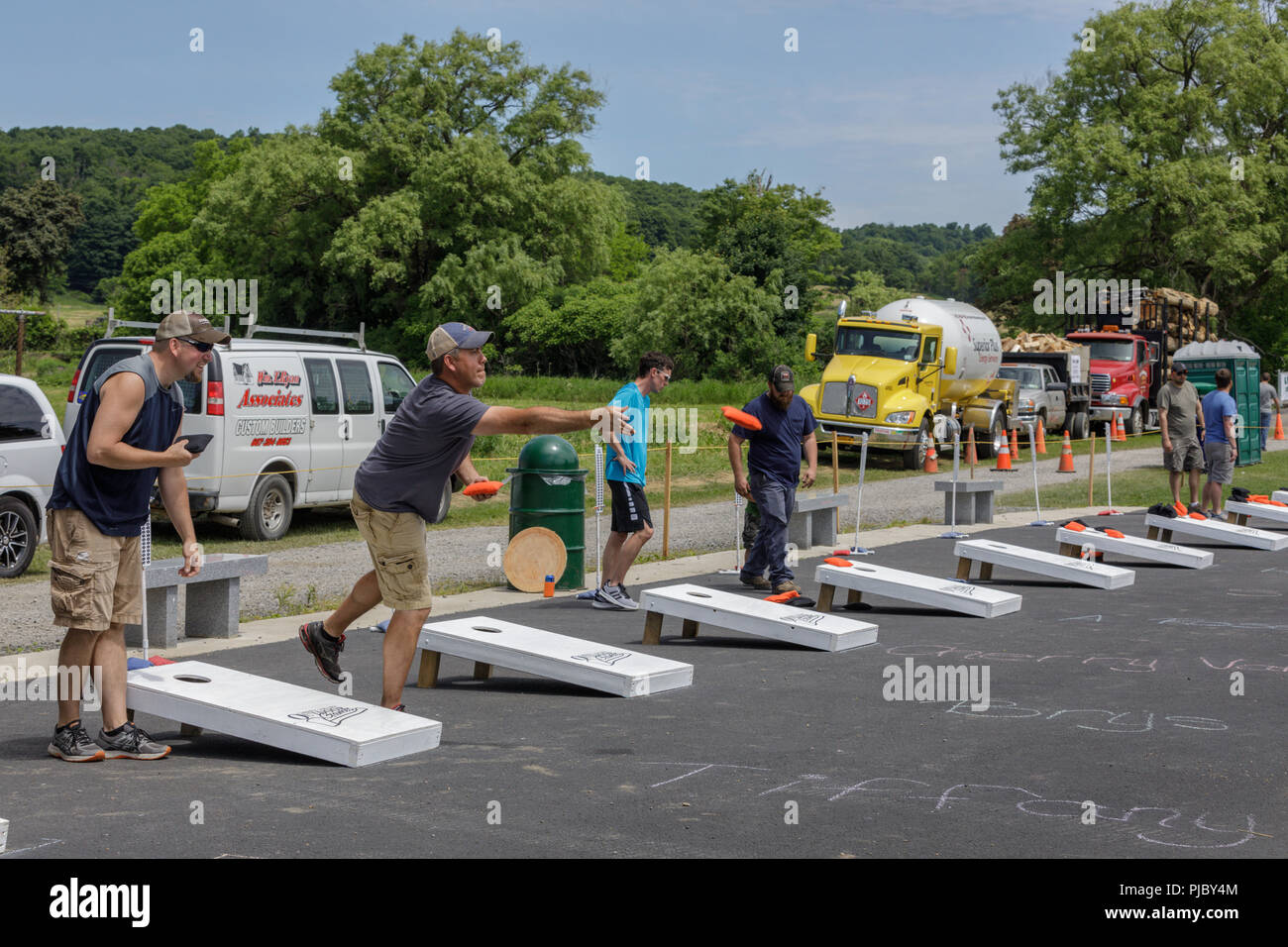 Cornhole hires stock photography and images Alamy