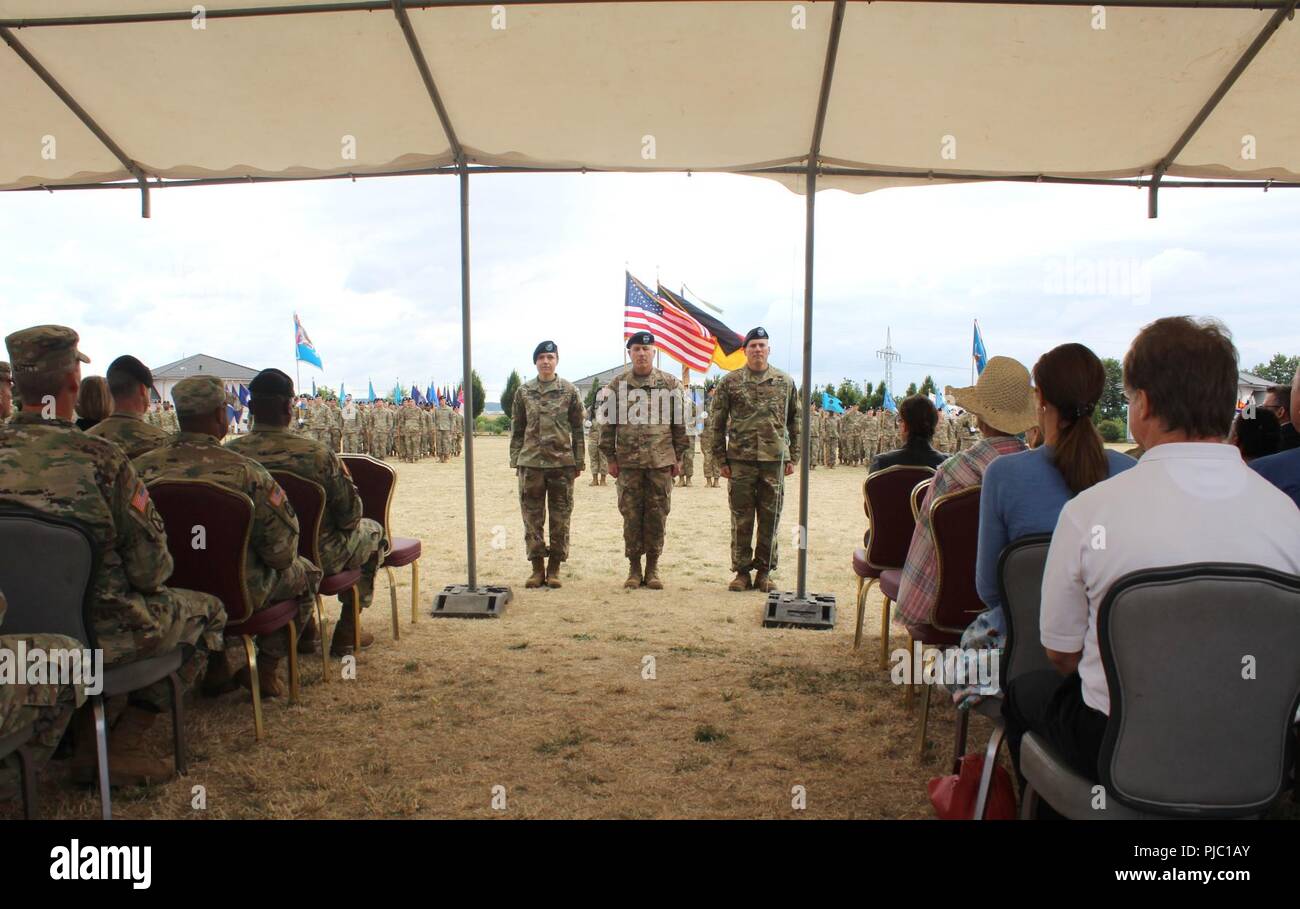 Commander 66th military intelligence brigade hires stock photography