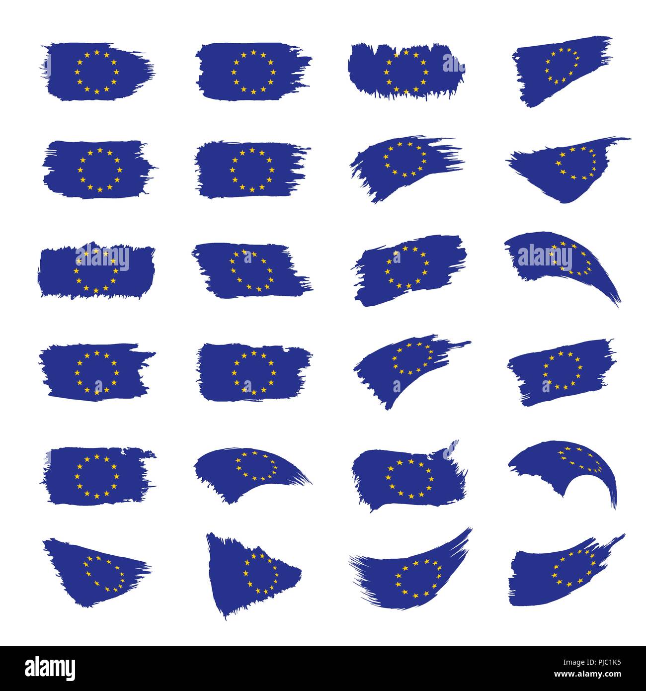 European union flag, vector illustration Stock Vector Image & Art - Alamy