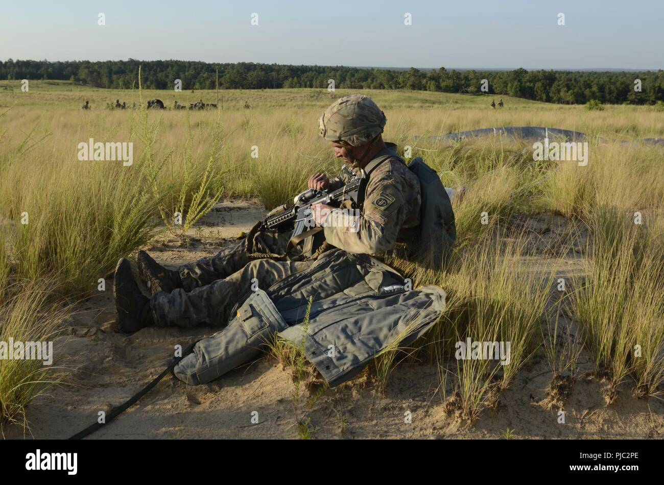 Us paratrooper 82nd airborne division hi-res stock photography and ...