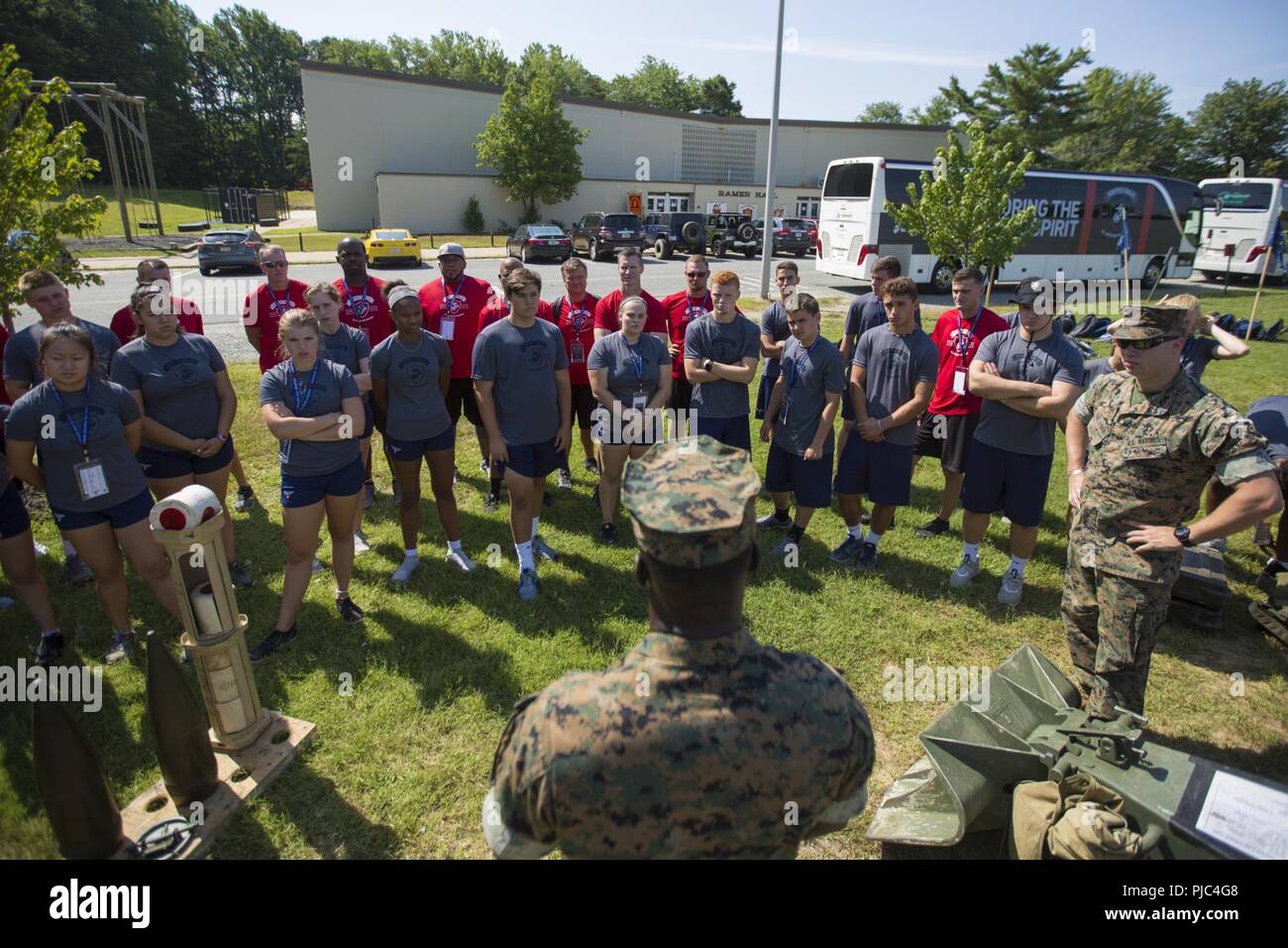 Poolees Swear-In during Panthers' Game