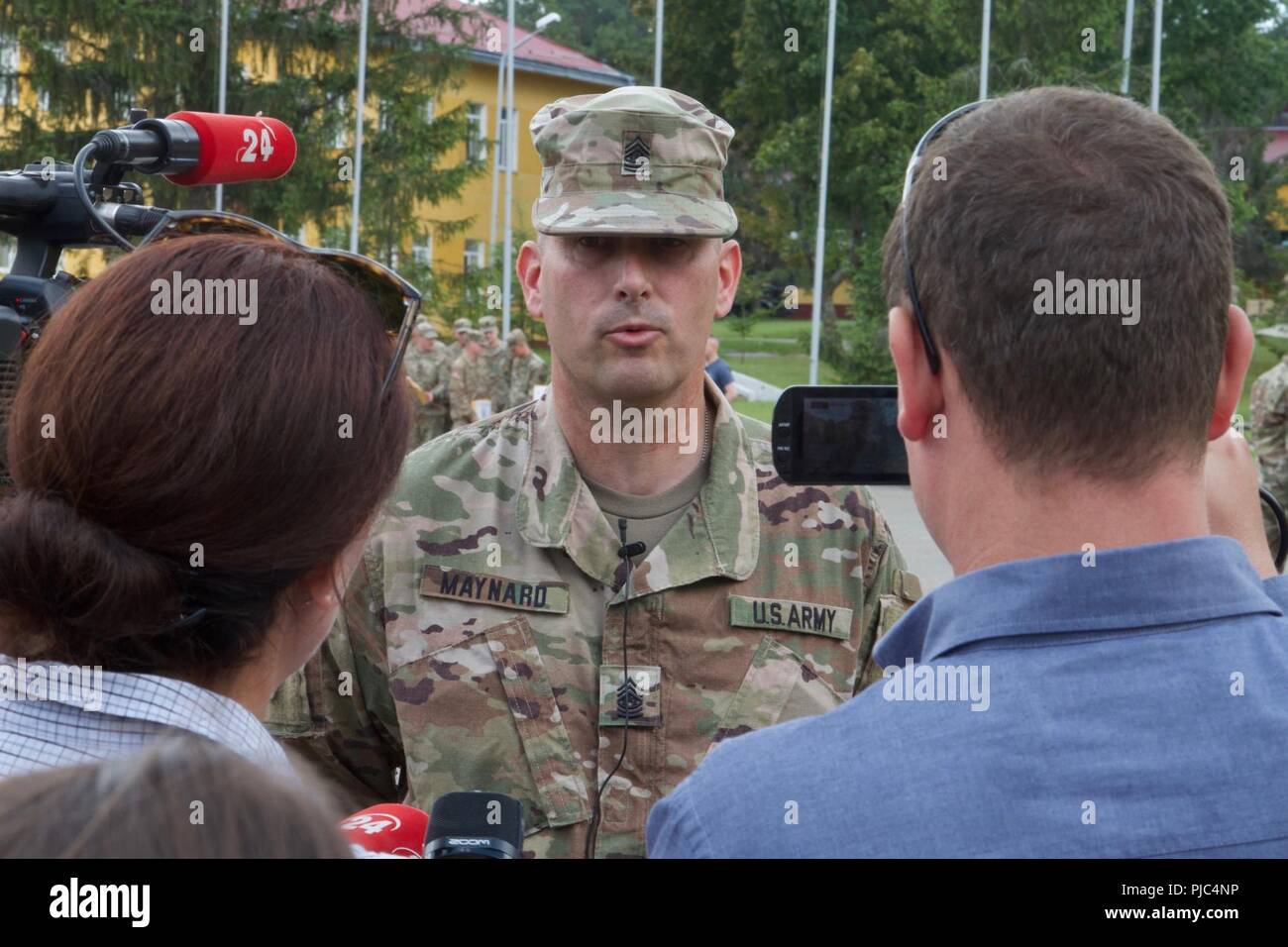 Command sgt maj marc maynard hi-res stock photography and images 