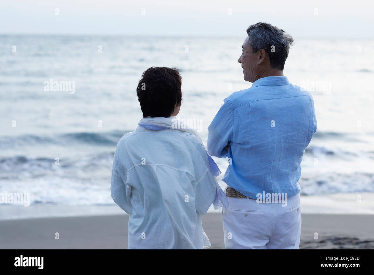 Rear view senior women having hi-res stock photography and images - Alamy