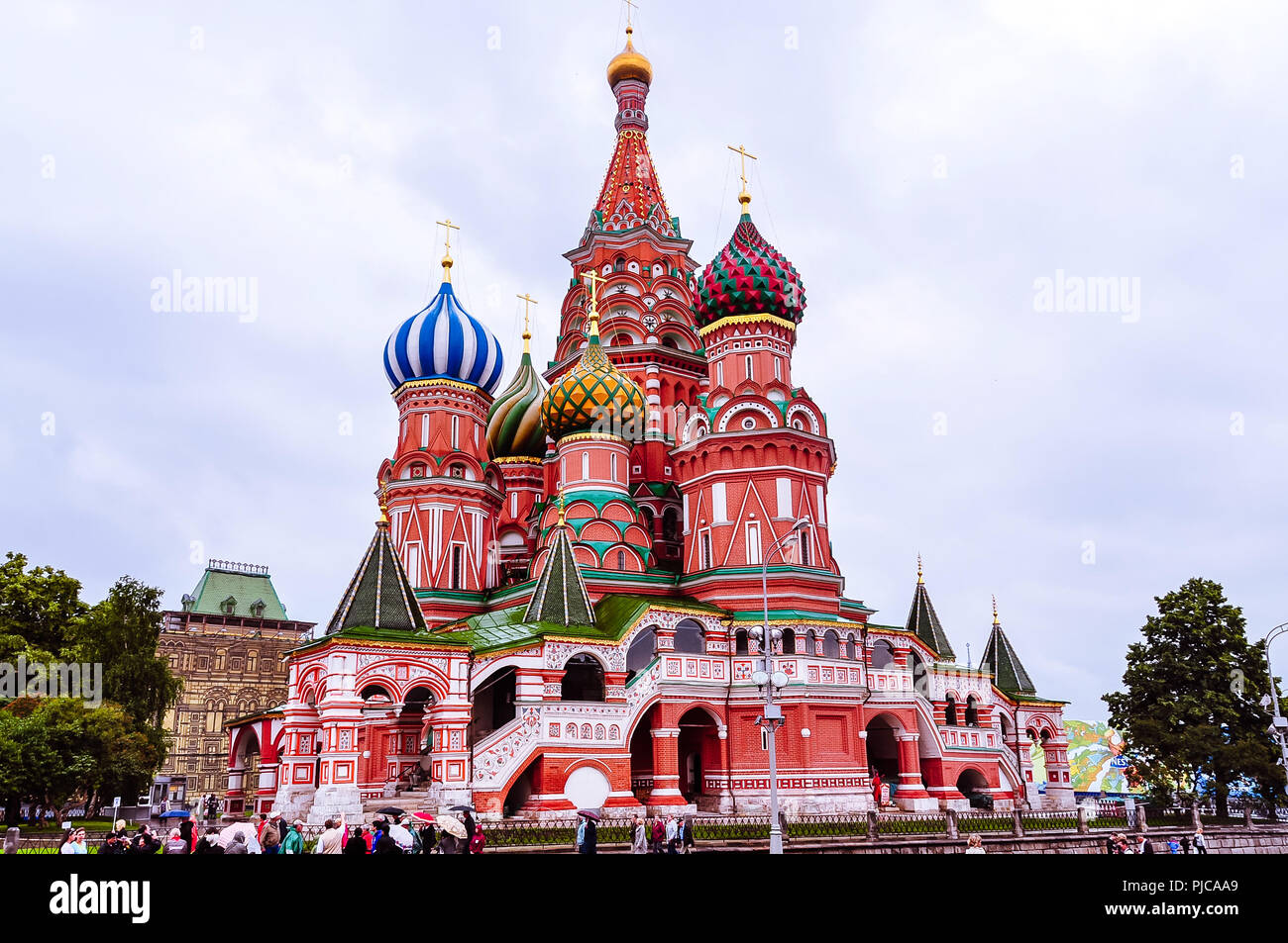 Saint Basil's Cathedral - Red Square, Moscow, Russia Stock Photo