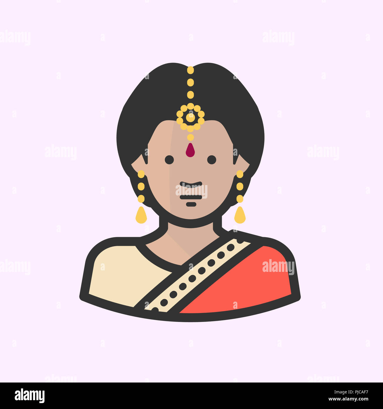 Indian woman in sari Stock Photo - Alamy