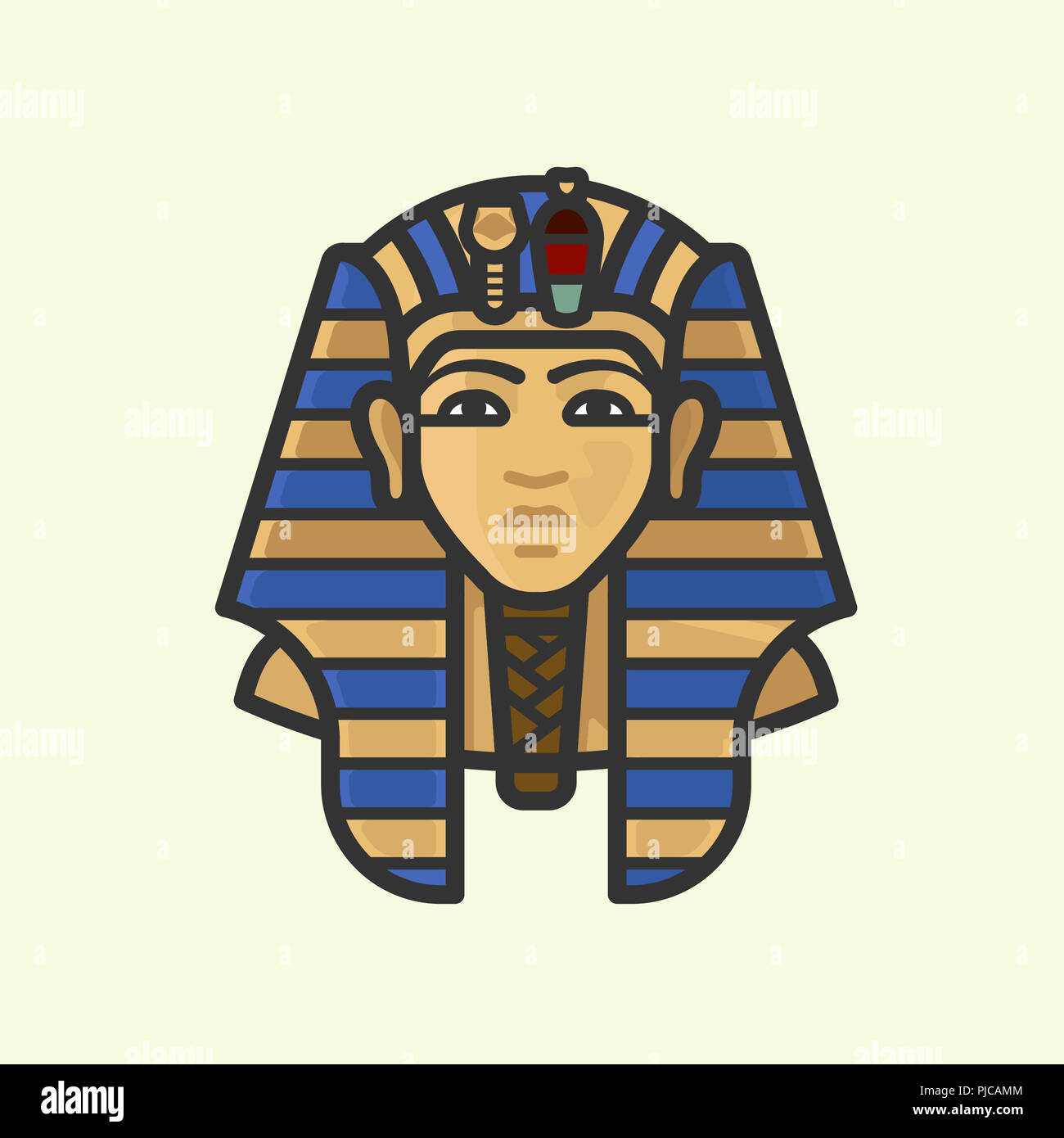 Egyptian King Tutankhamen Stock Photo - Alamy