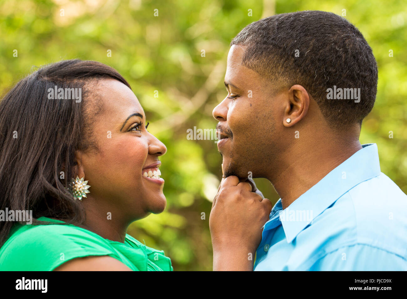 Happy African American Couple Stock Photo - Alamy