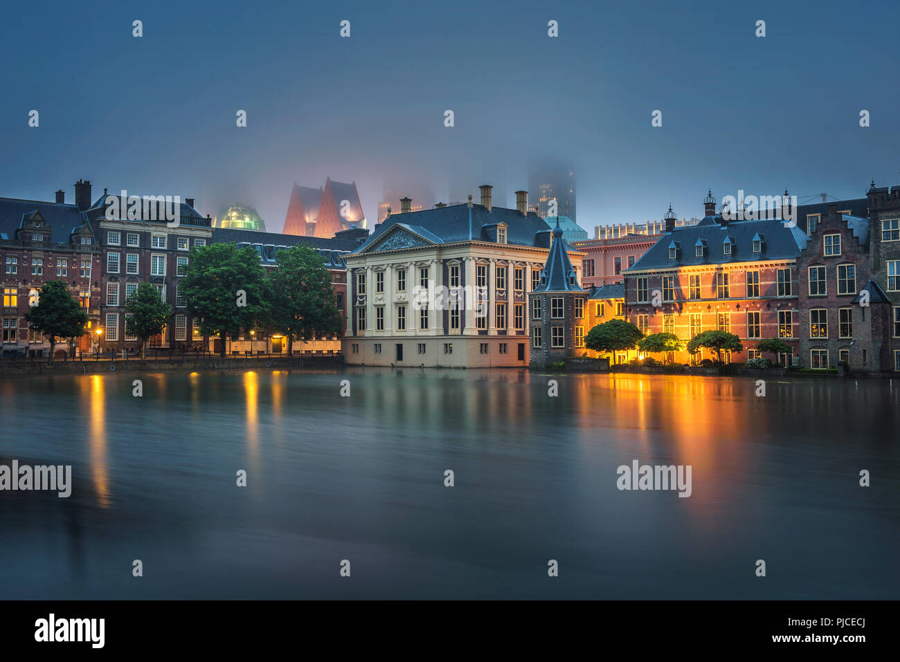 Government buildings in the centre of Den Haag, Netherlands Stock Photo