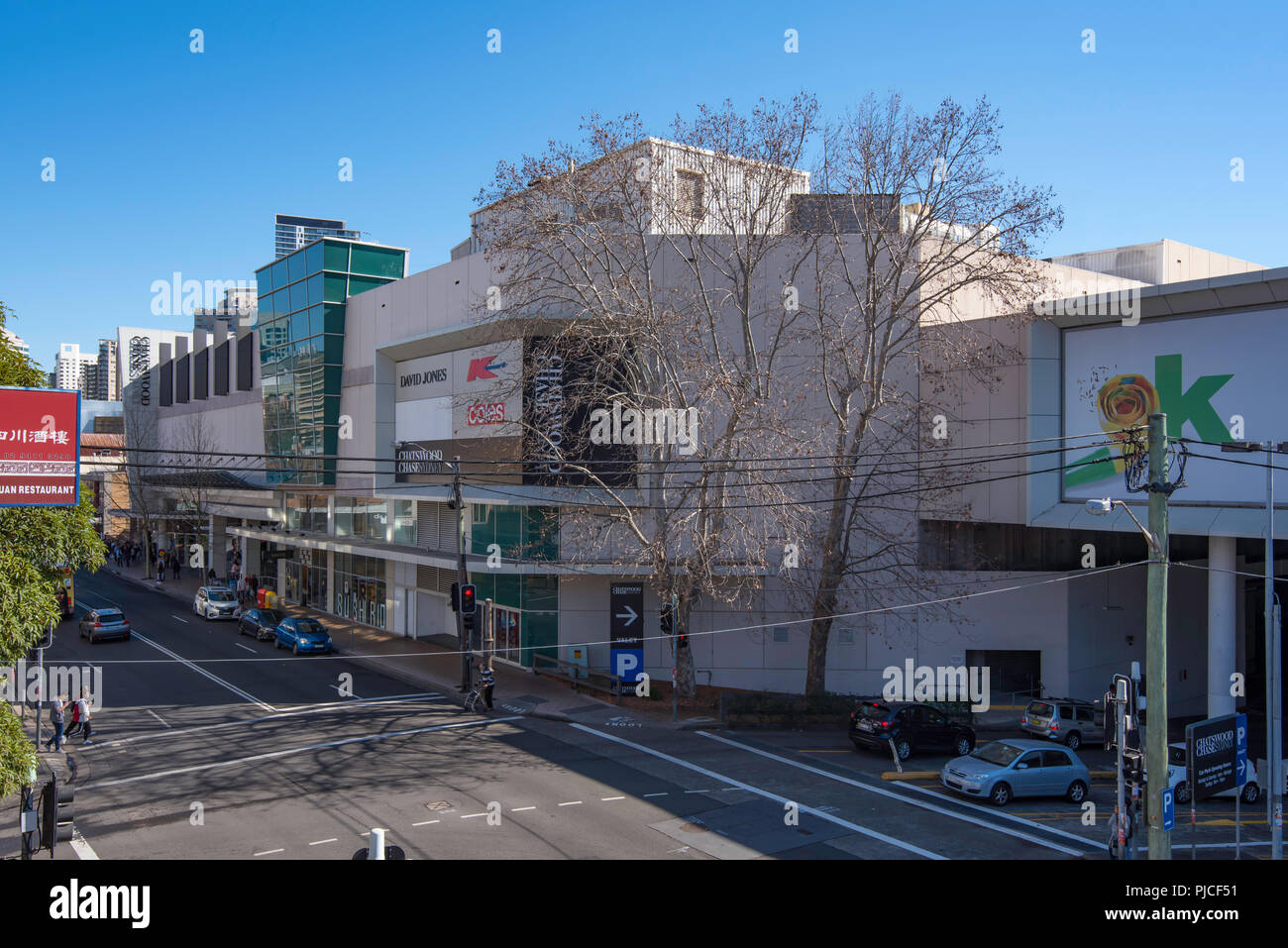 Chatswood Chase Shopping Centre on Sydney Australia's north shore Stock