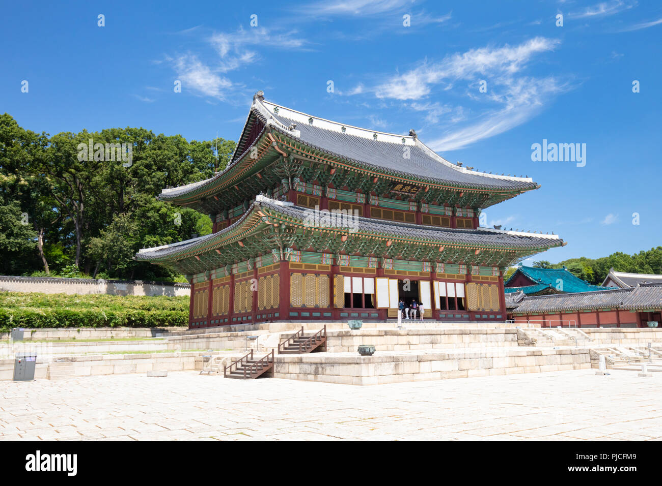 Changdeokgung Palace Seoul Stock Photo