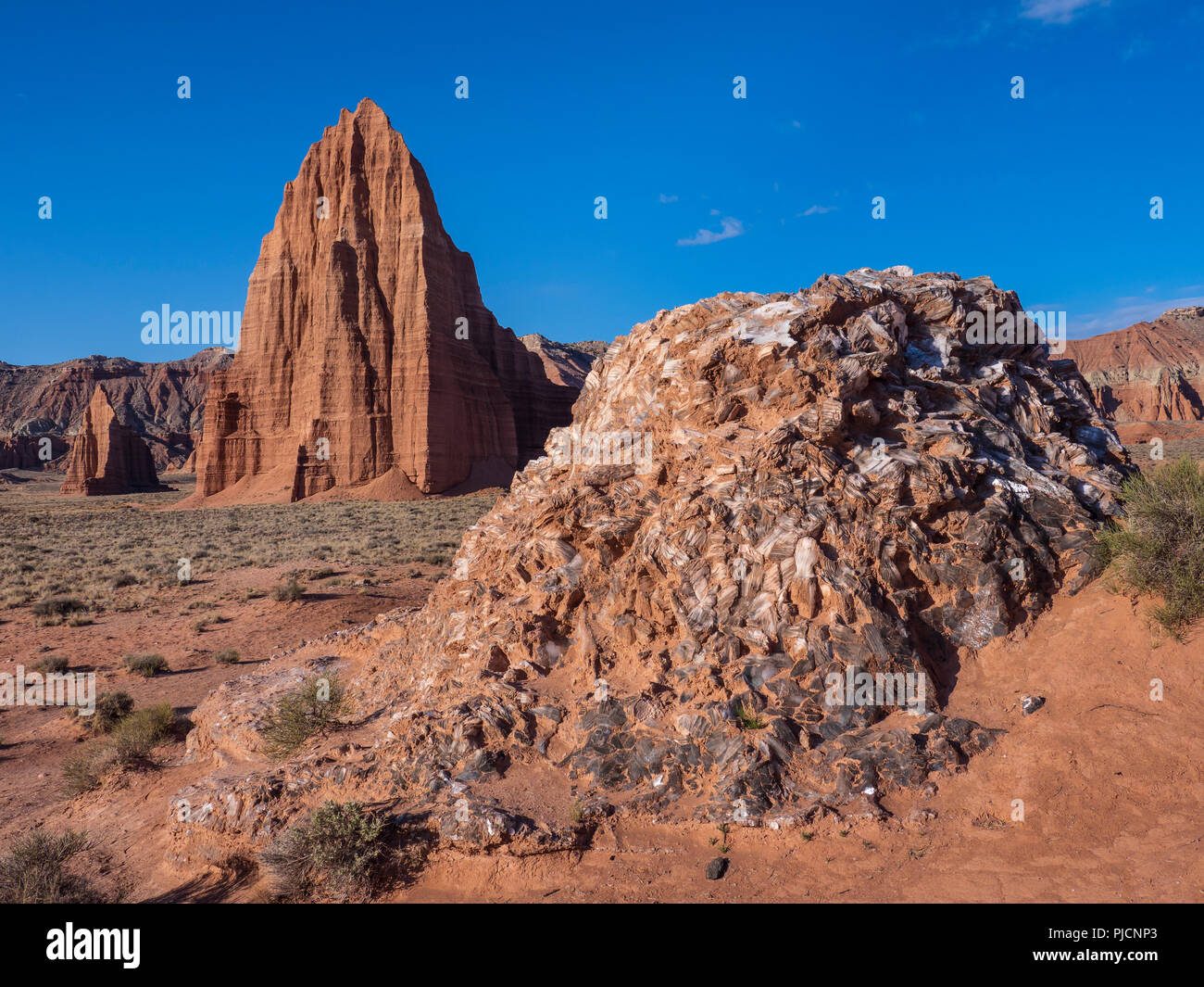 Glass mountain capitol reef national park hires stock photography and