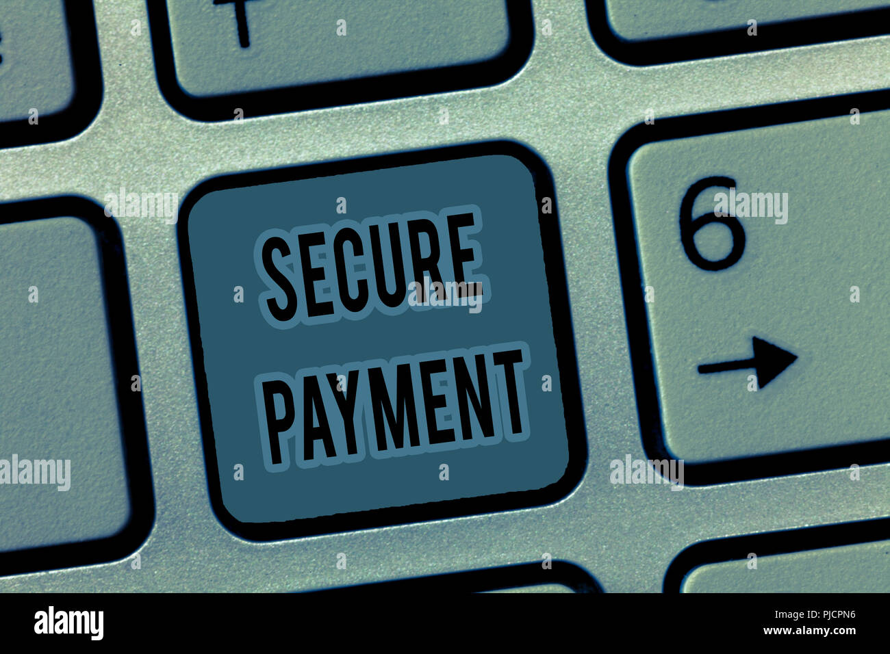 Handwriting Text Secure Payment Concept Meaning Security Of Payment 