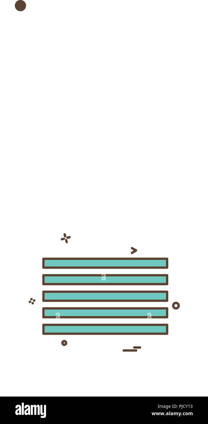 Menu buttons icon design vector Stock Vector Image & Art Alamy