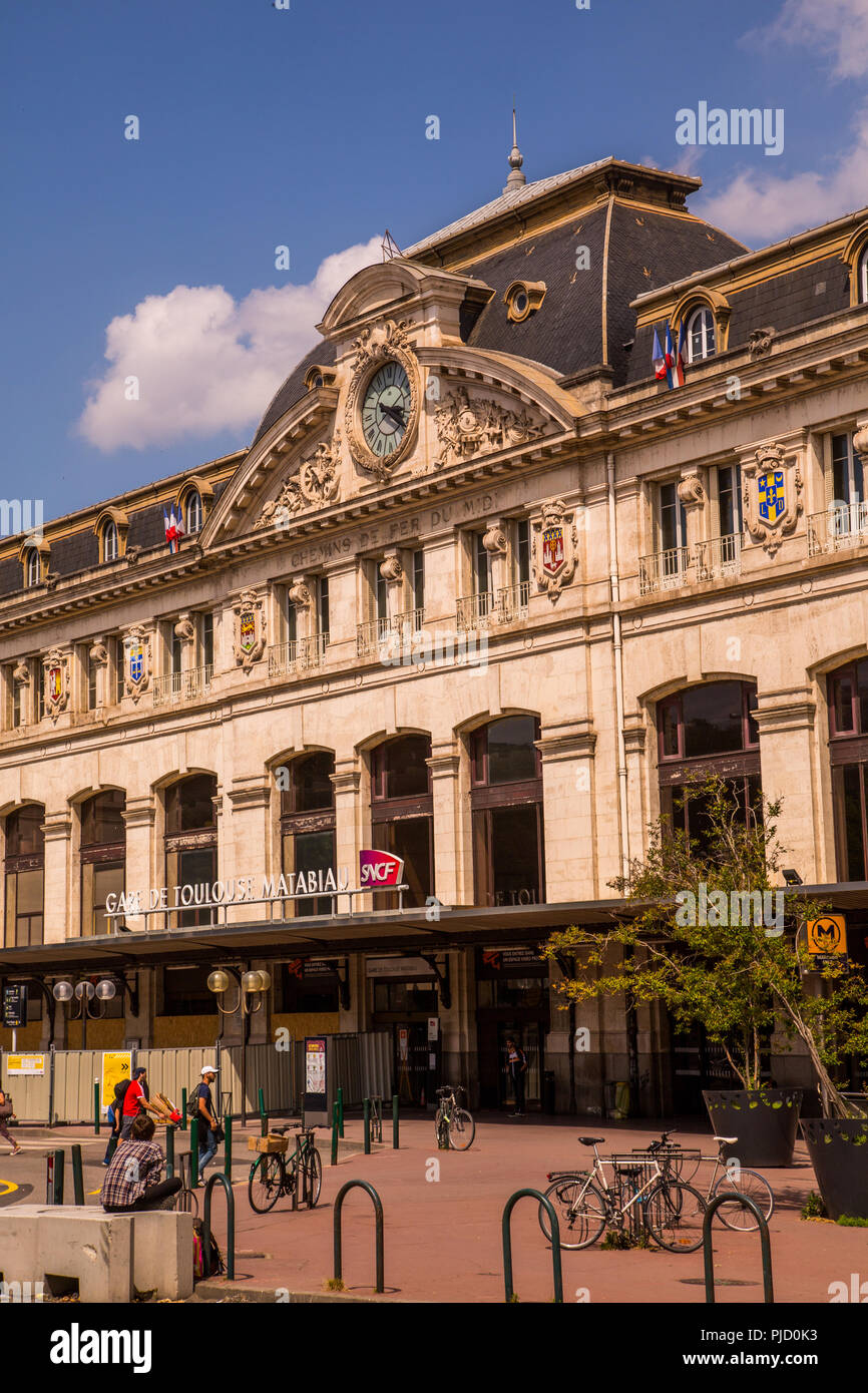 The railway station Gare De Toulouse Matabiau in Toulouse France Stock  Photo - Alamy