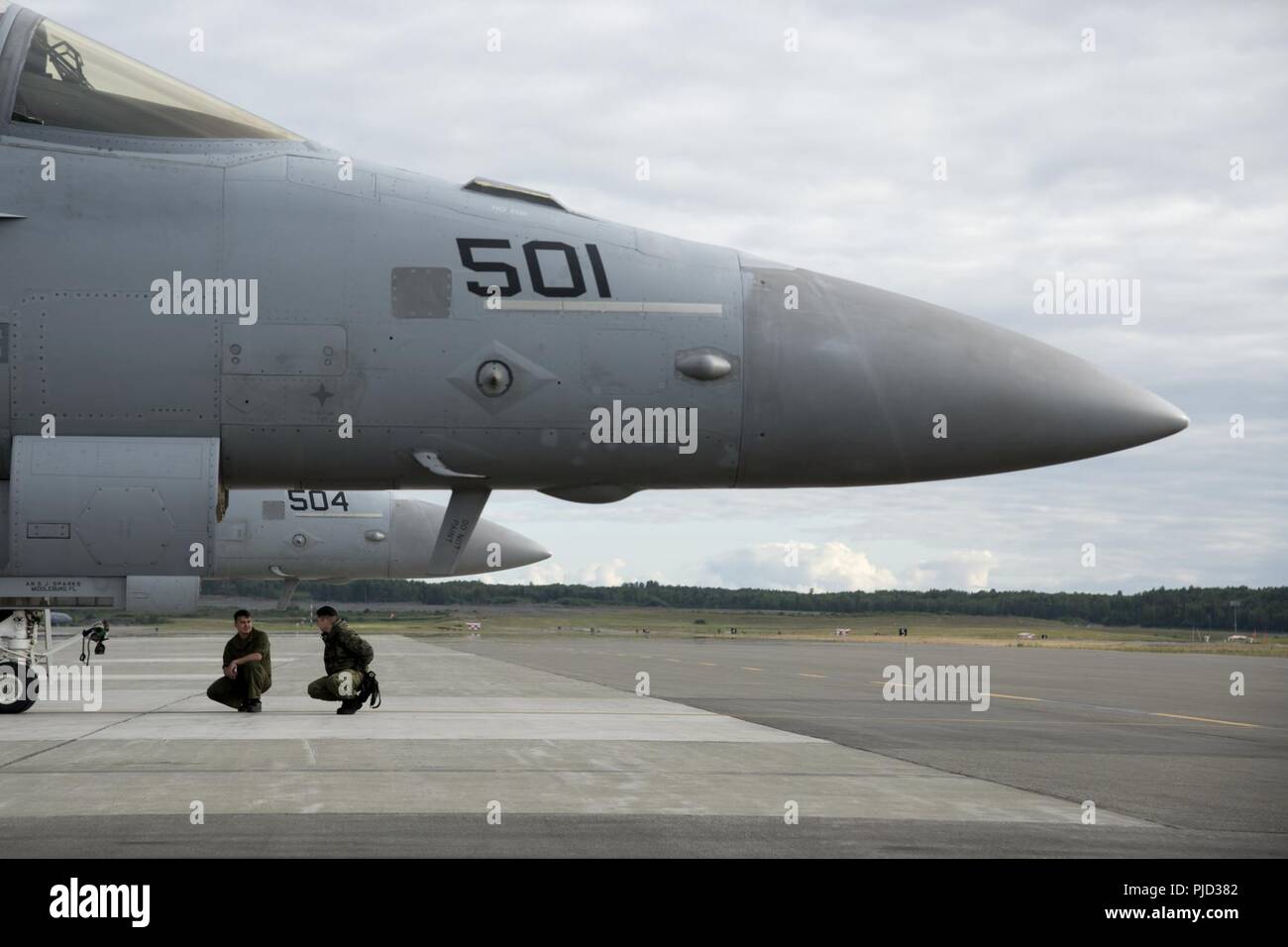 U.S Navy EA18G Growlers assigned Electronic Attack Squadron (VAQ) 139