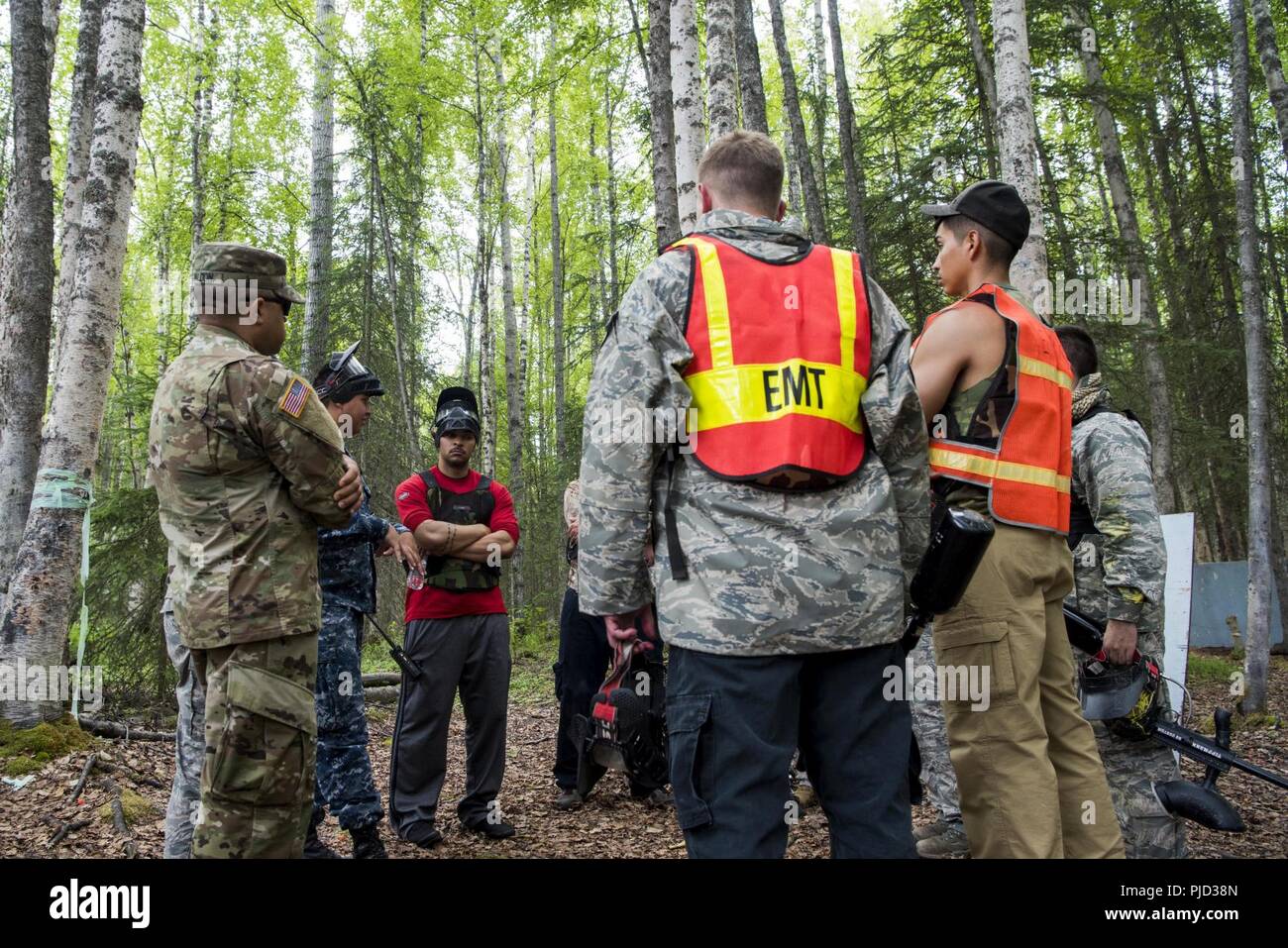Tactical Combat Casualty Care instructors discuss strategic plans