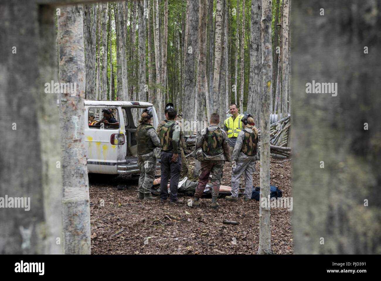 A Tactical Combat Casualty Care instructor and 673d Medical Group