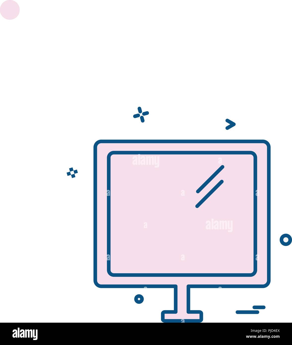 Computer icon design vector Stock Vector Image & Art - Alamy