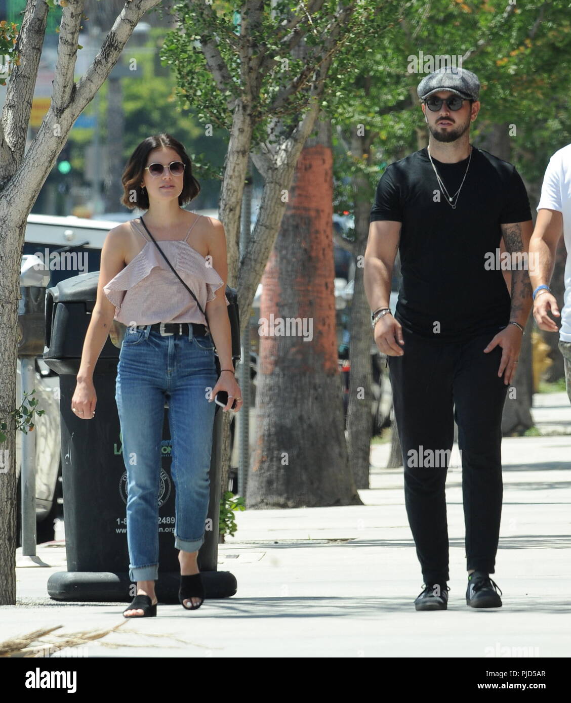 Actress Lucy Hale grabbing lunch with ashley greene's husband Paul