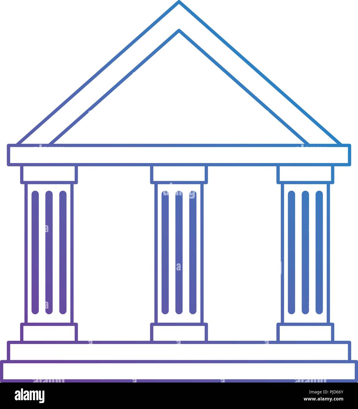 bank building isolated icon vector illustration design Stock Vector ...