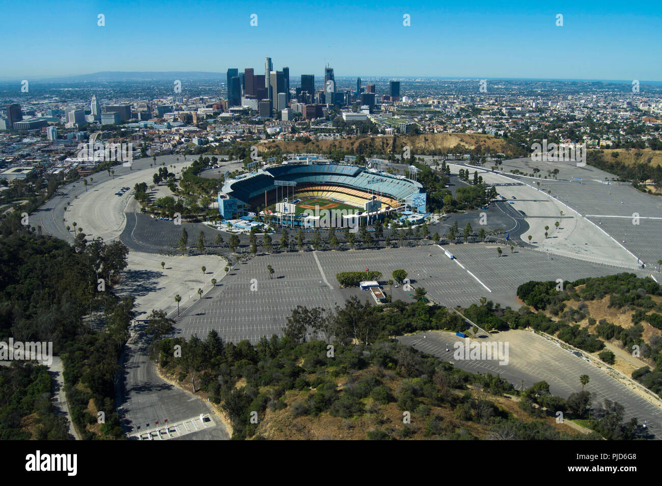 Dodger Stadium Los Angeles, CA Stock Photo
