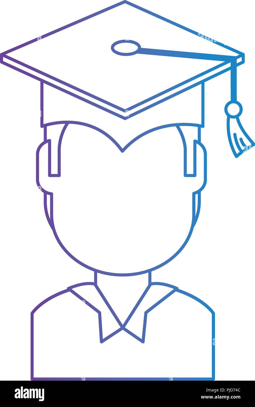 student graduated avatar character Stock Vector Image & Art - Alamy