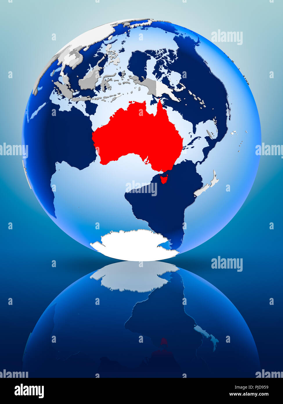 Australia political map hi-res stock photography and images - Alamy