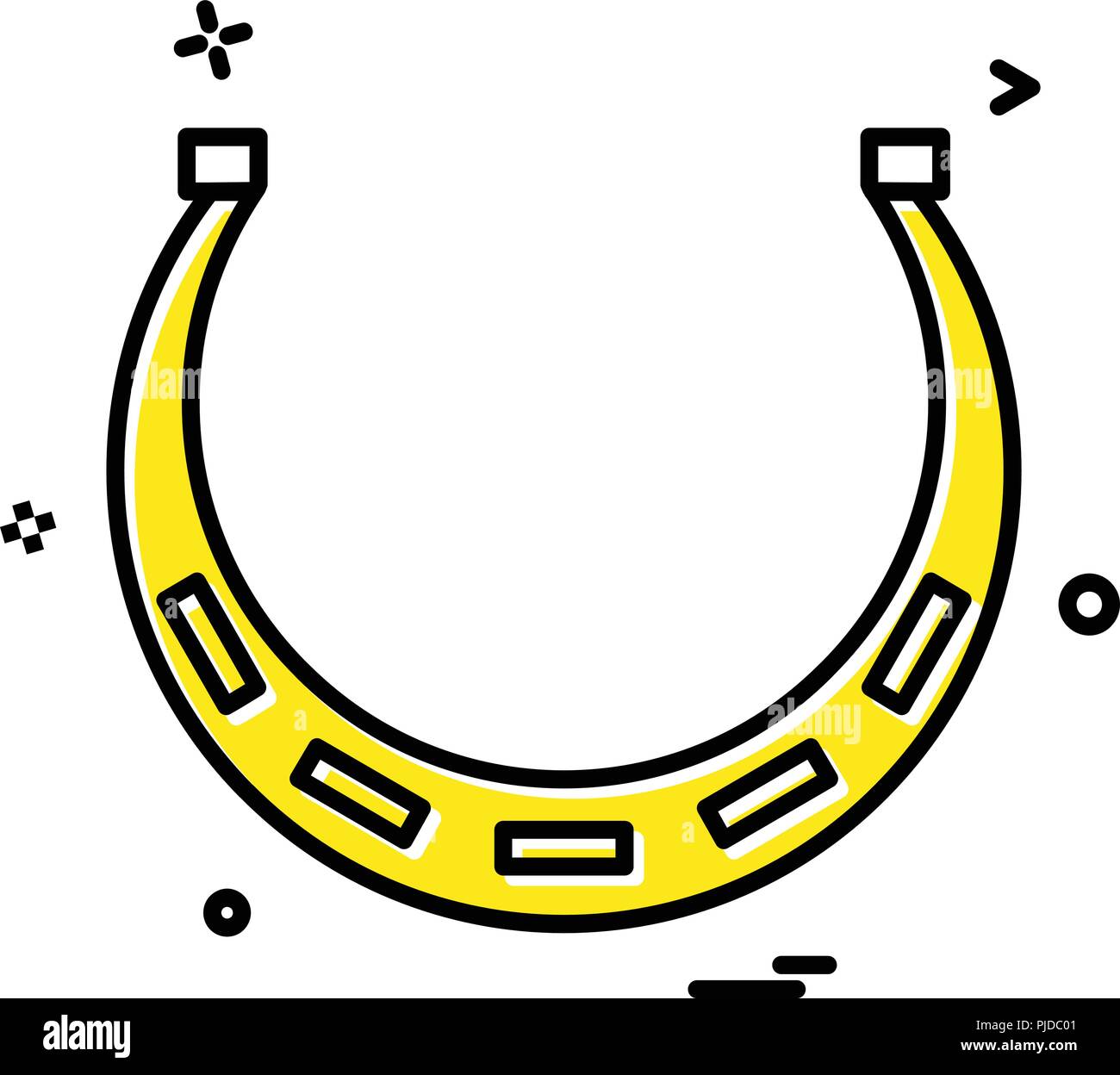 horseshoe icon design vector Stock Vector Image & Art Alamy