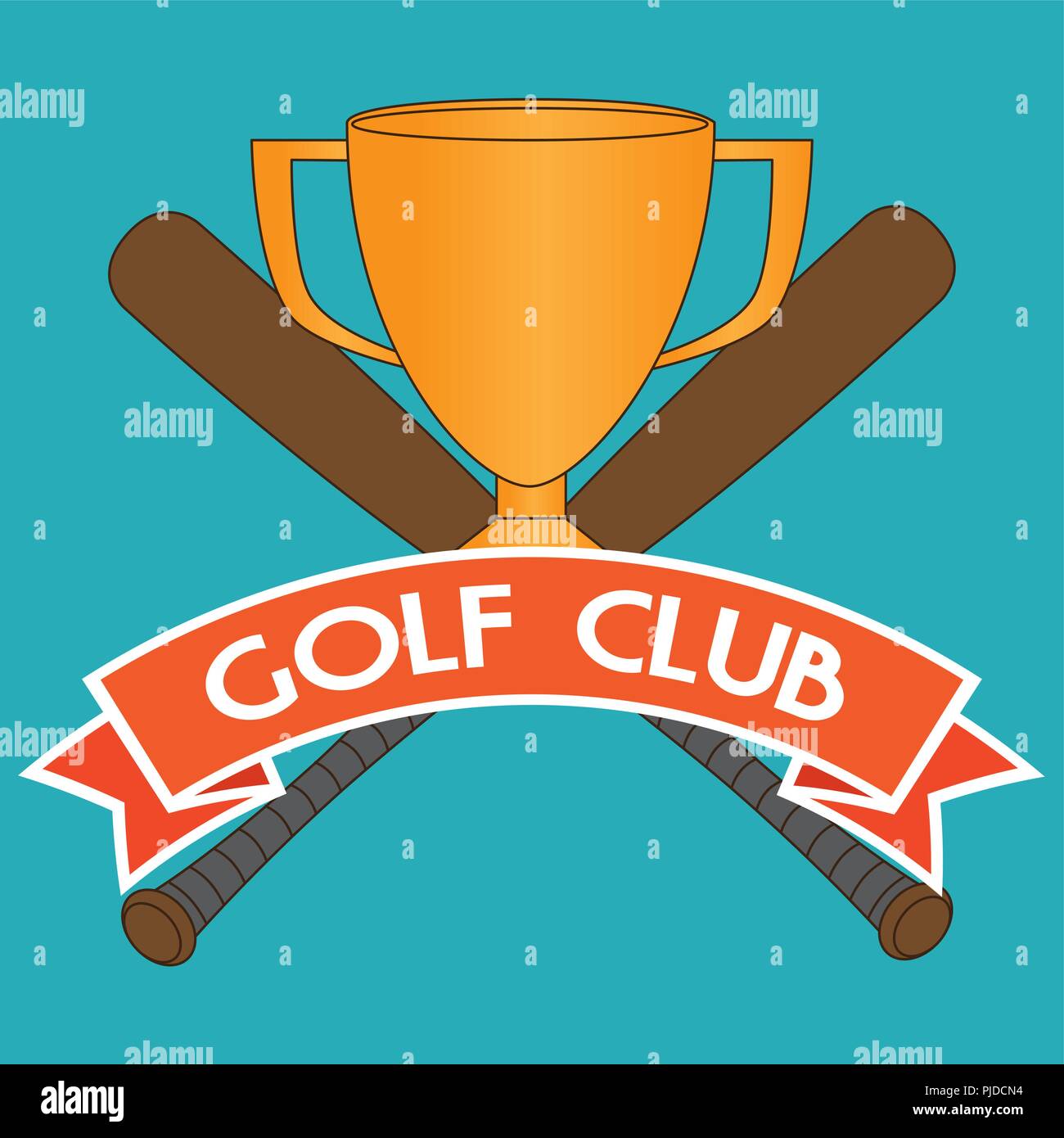 baseball sport with trophy cup Stock Vector Image & Art - Alamy