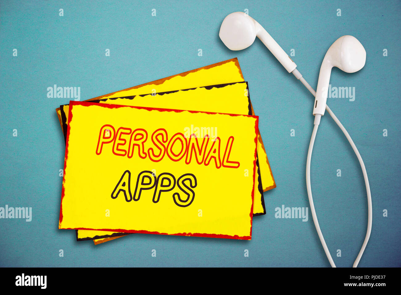 word writing text personal apps business concept for calendar organizer online