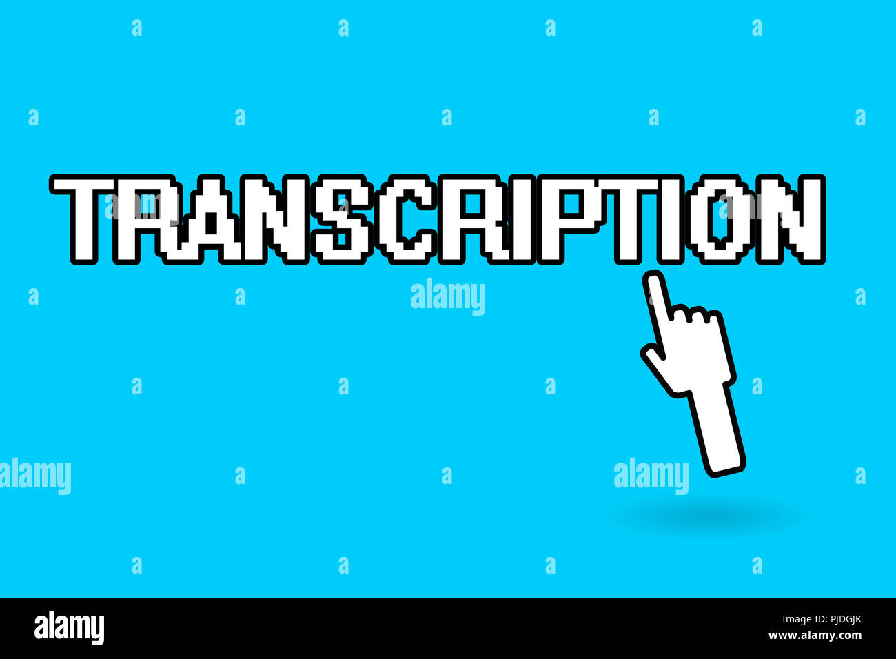 Conceptual hand writing showing Transcription. Business photo ...