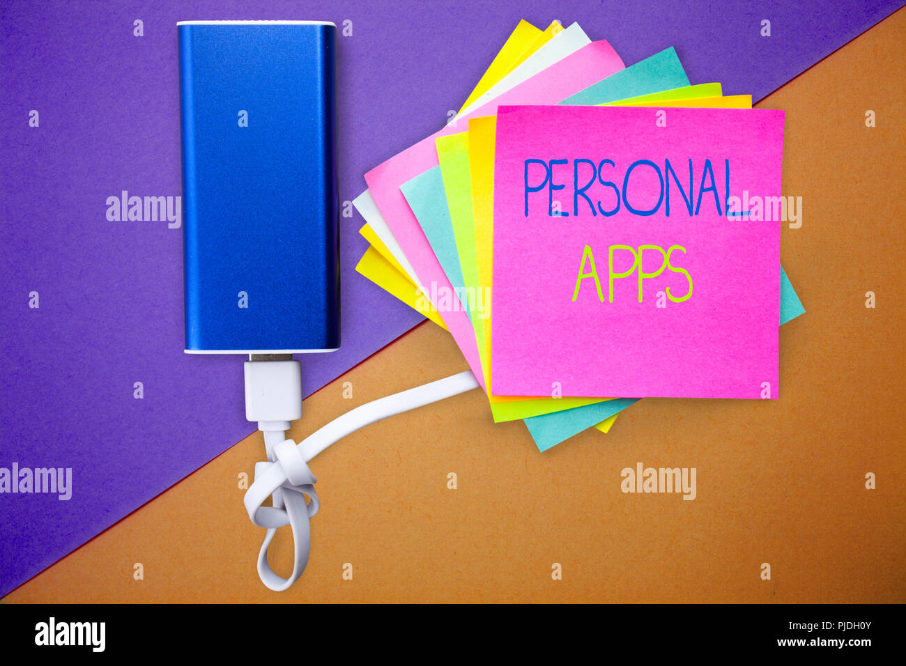 word writing text personal apps business concept for calendar organizer online