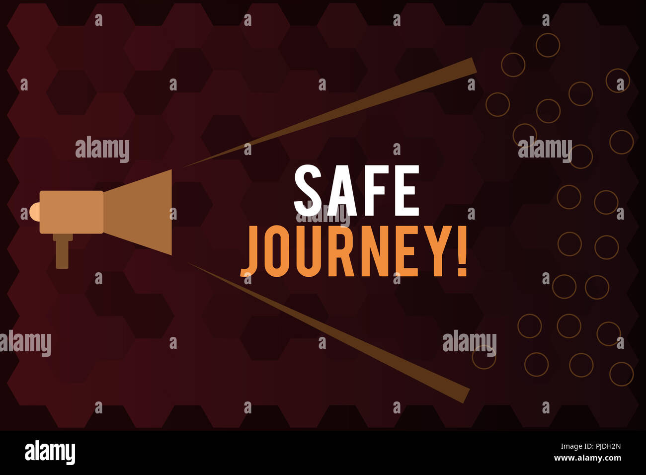 Handwriting text Safe Journey. Concept meaning Blessing Bid farewell