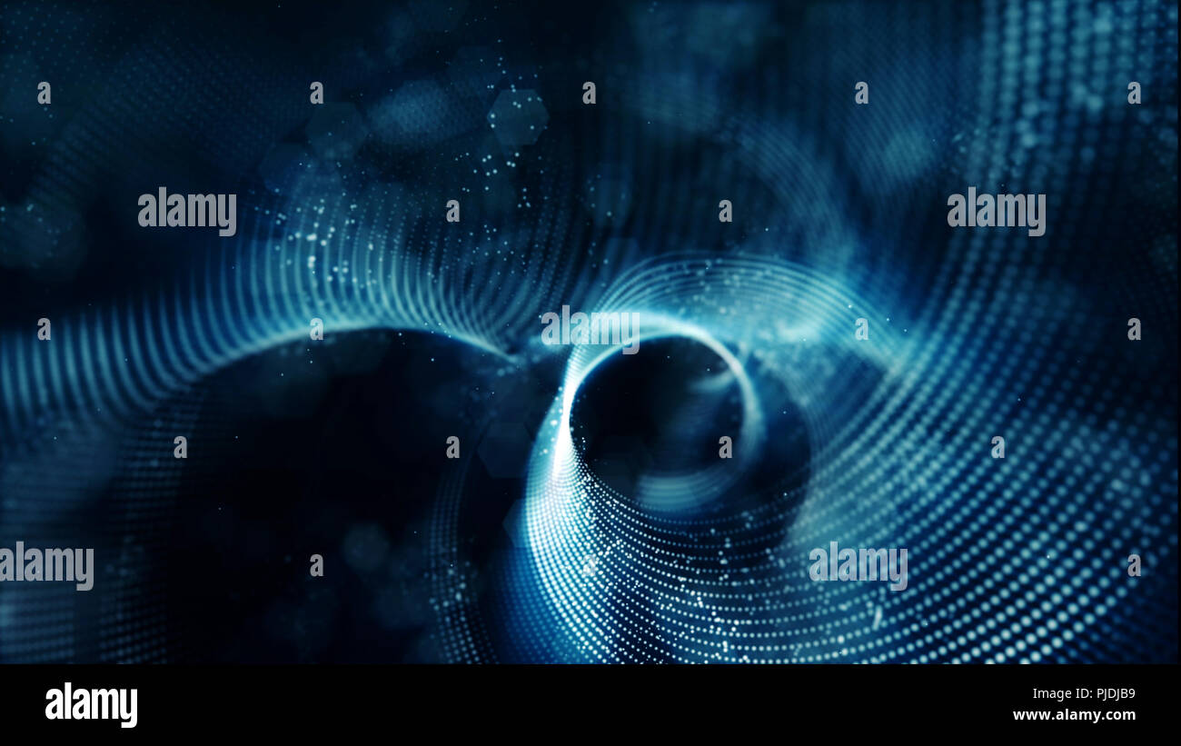 Abstract blue wave background Stock Photo - Alamy