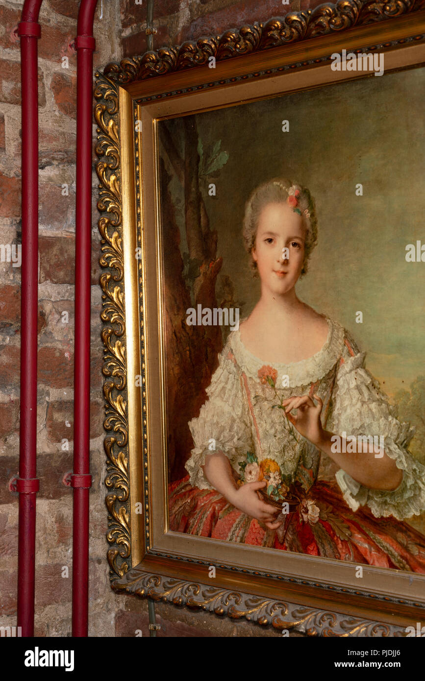 wall mounted water pipes in British home Stock Photo Alamy