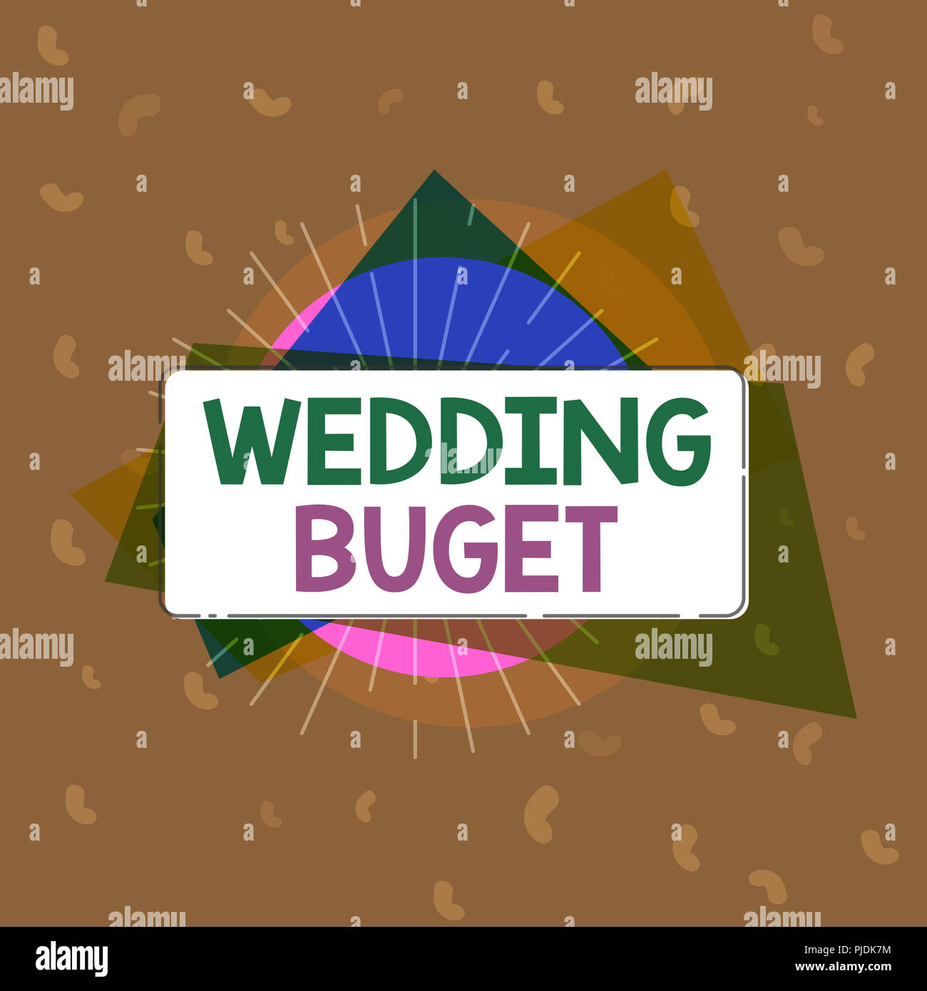 Conceptual hand writing showing Wedding Buget. Business photo text ...