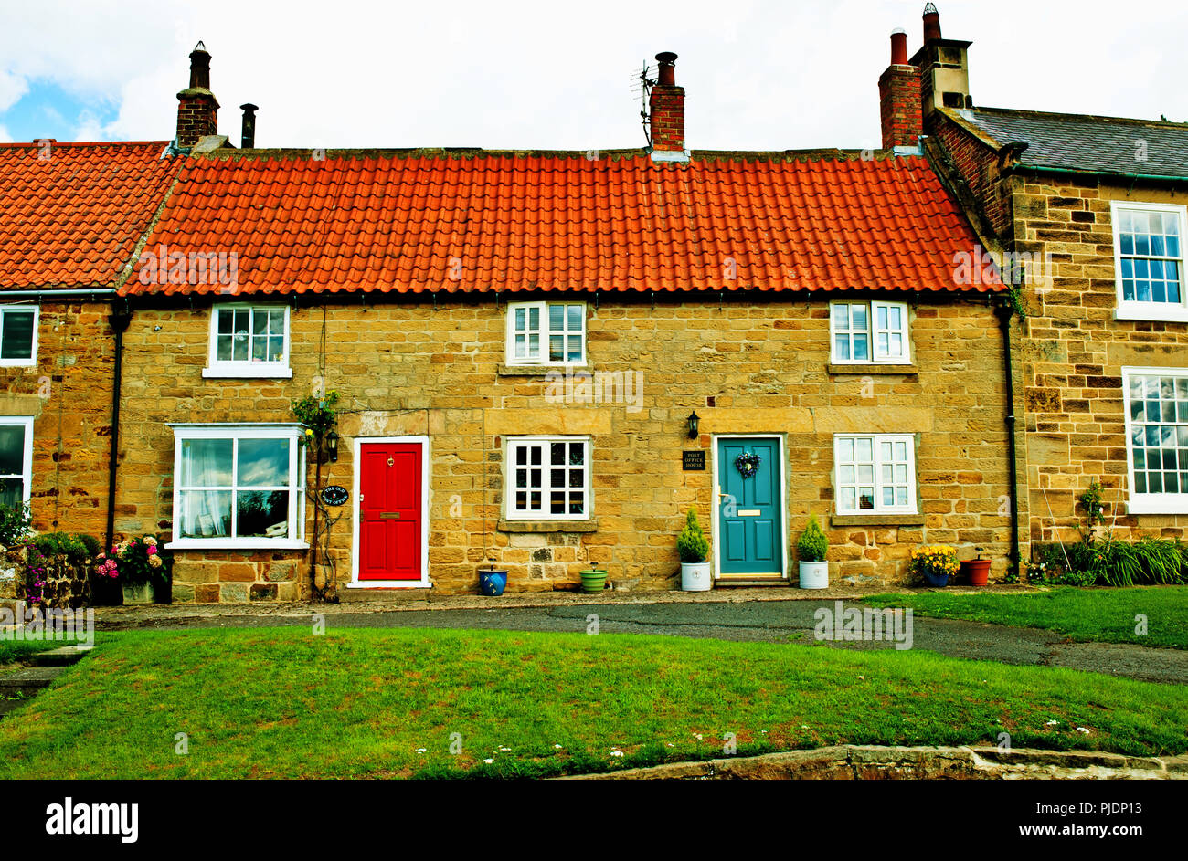 The Old Post Office Borrowby, North Yorkshire, England Stock Photo Alamy
