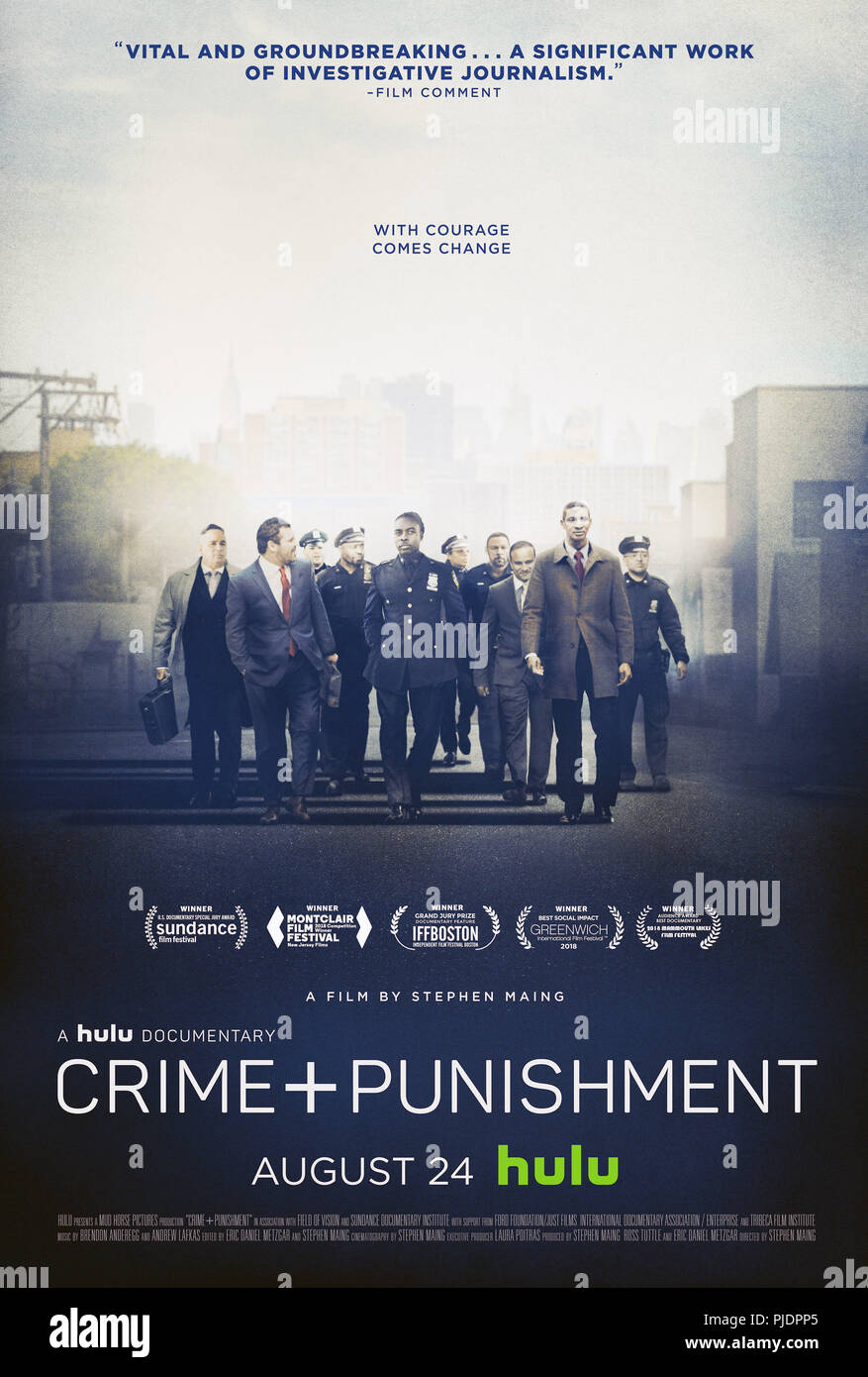 CRIME + PUNISHMENT, US poster, 2018. © Hulu /Courtesy Everett