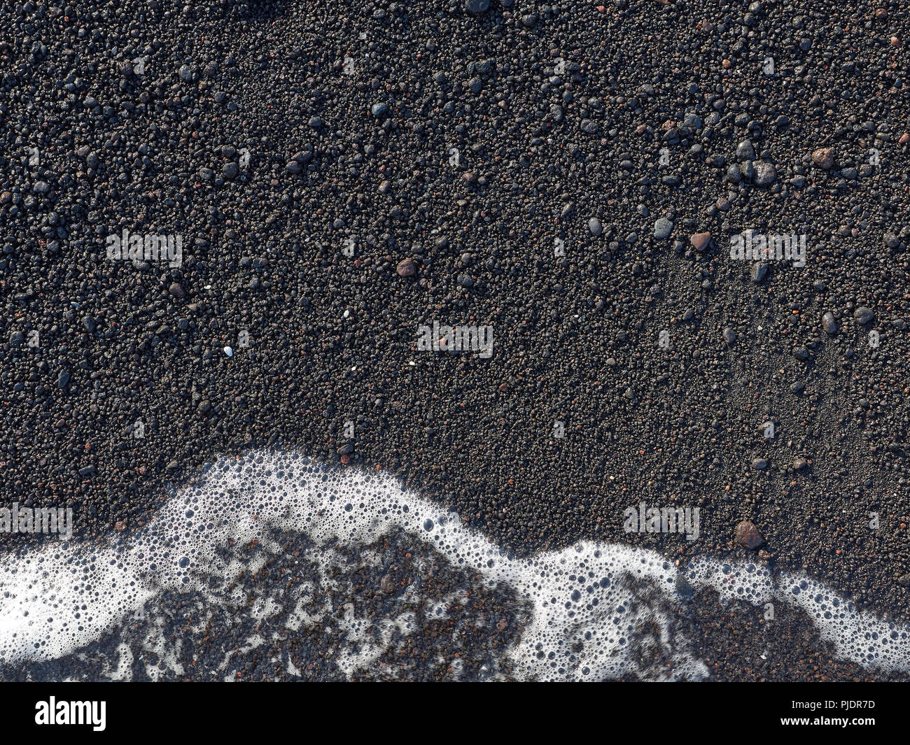 Black volcano rocks dued to volcano eruptions Stock Photo Alamy