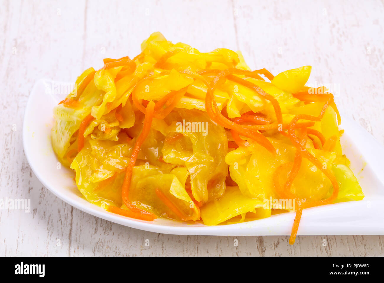 Traditional fermented cabbage sauerkraut in the bowl Stock Photo Alamy