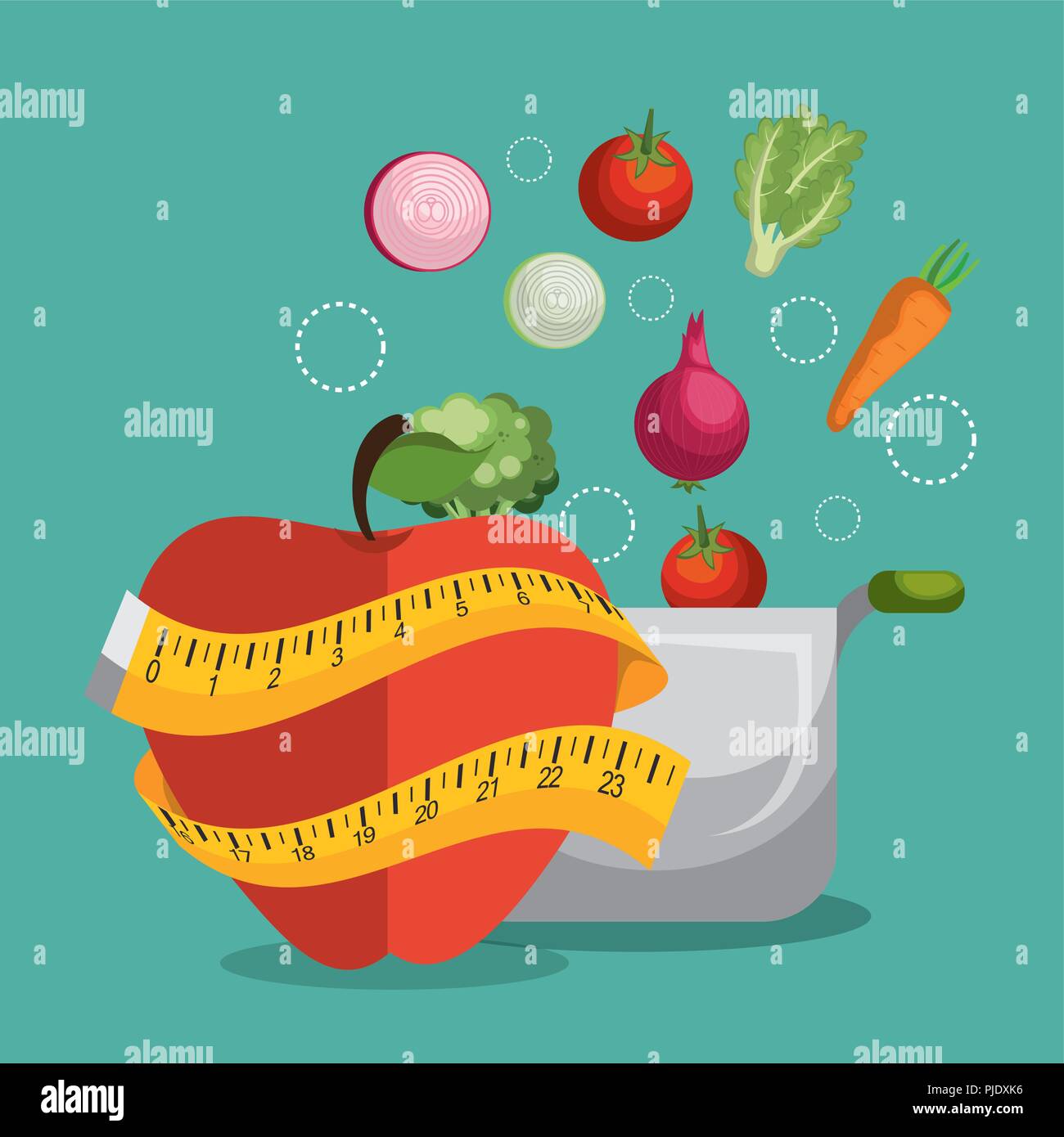 healthy food and fitness icons Stock Vector Image & Art - Alamy