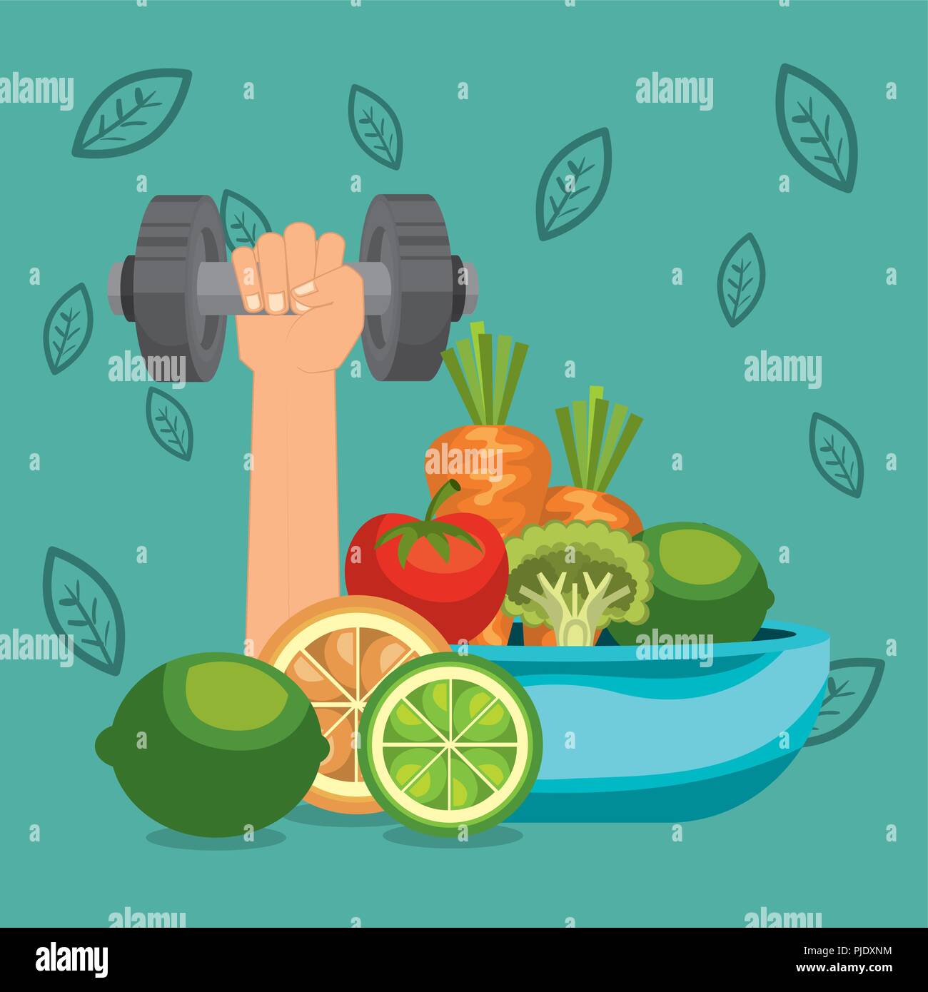 healthy food and fitness icons Stock Vector Image & Art - Alamy